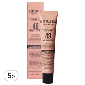 더블유드레스룸 퍼퓸 핸드크림 49 피치블러썸, 5개, 50ml