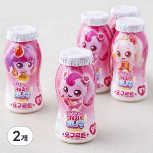 빙그레 캐치티니핑 요구르트 딸기 5입, 400ml, 2개