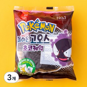 삼립 돌아온 고오스 초코 케익, 80g, 3개