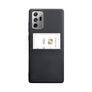 루다 파스텔 실리콘 카드 포켓 휴대폰 케이스