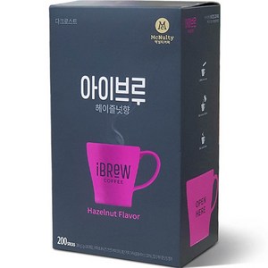 아이브루 헤이즐넛향 원두커피믹스, 1g, 200개입, 1개