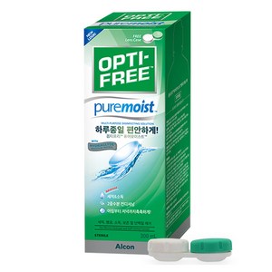 옵티프리 퓨어모이스트 렌즈세정액 + 렌즈케이스, 300ml, 1개