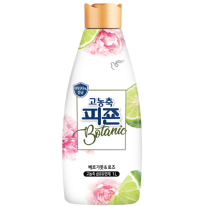 피죤 고농축 항균 보타닉 섬유유연제 베르가못 & 로즈, 1L, 1개