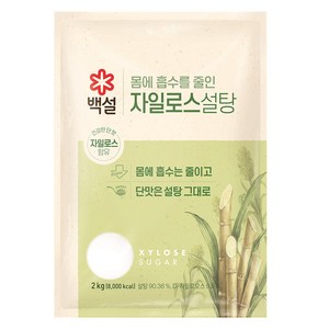 CJ 백설 하얀 자일로스설탕, 2kg, 1개