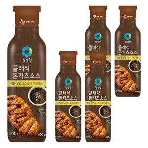 청정원 클래식 돈카츠 소스, 400g, 5개