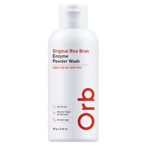 ORB 쌀뜨물 미강 효소 세안제, 1개, 70g