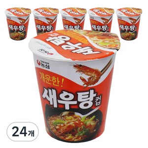 농심 새우탕컵 67g, 24개