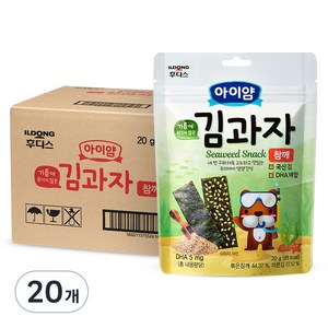 일동후디스 아이얌 김과자, 참깨, 20g, 20개