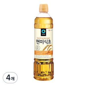 청정원 현미식초, 900ml, 4개