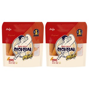천하장사 오리지날 미니 간식 소시지, 400g, 2개