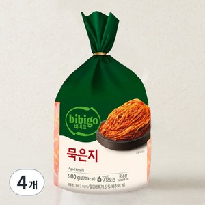 비비고 묵은지, 900g, 4개