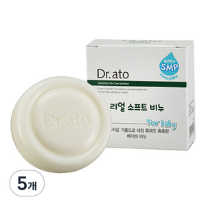 닥터아토 리얼 소프트 비누, 100g, 5개