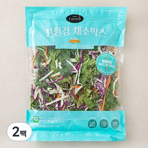 친환경 인증 국내산 채소믹스, 800g, 2팩