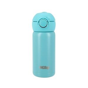 누비 스텐 원터치 물병2 300ml, 베리블루, 1개