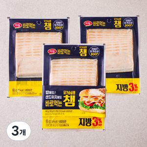 하림 바로먹는 챔 3개입, 180g, 3개