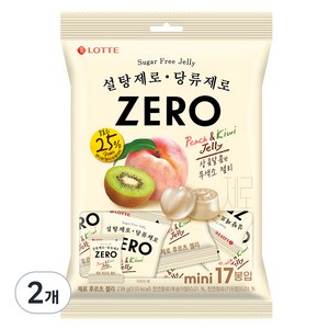 롯데제과 제로 후르츠 젤리, 238g, 2개