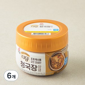 다담 청국장 양념, 530g, 6개