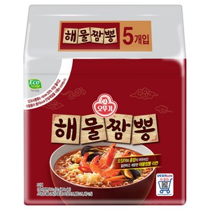 오뚜기 해물짬뽕 120g, 5개