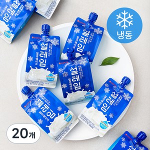 롯데웰푸드 설레임밀크쉐이크 (냉동), 160ml, 20개