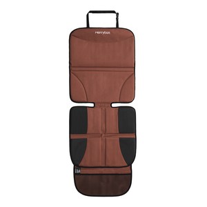 메리본 카시트 보호매트 논슬립 ISOFIX 설치가능, 멜란지 브라운, 1개