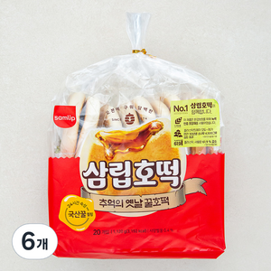 삼립 추억의 옛날 꿀호떡, 1.12kg, 6개