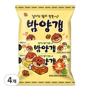 크라운 밤양갱 5p, 250g, 4개