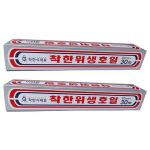 착한식재료 위생호일 30cm x 30m, 2개