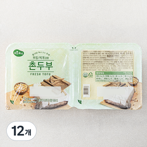 맑은물에 촌두부, 500g, 12개