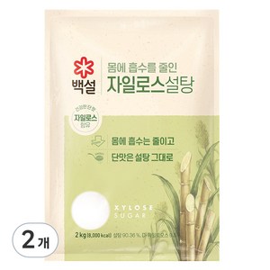 백설 자일로스 설탕, 2kg, 2개