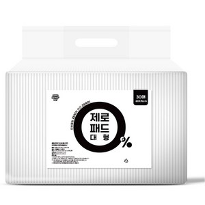 딩동펫 반려동물 대형 제로 배변패드 무향 30매, 30개입, 1개