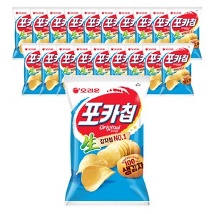 오리온 포카칩 오리지널, 66g, 20개