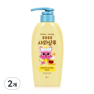 베비언스 핑크퐁 푸푸푸푸 샤와샴푸 자몽릴리향, 380ml, 2개