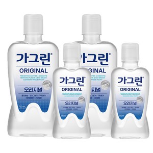 가그린 오리지널 구강청결제 750ml + 250ml, 2세트