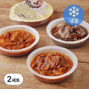 매콤 덮밥소스 A 세트 치즈불닭 210g + 제육덮밥 210g + 김치짜글이 200g + 매콤 히로미찌찜닭 250g (냉동), 2세트