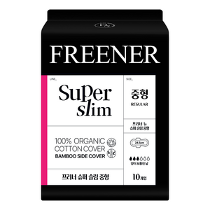 프리너 뉴 슈퍼 슬림 생리대 날개형, 중형, 10개입, 1개