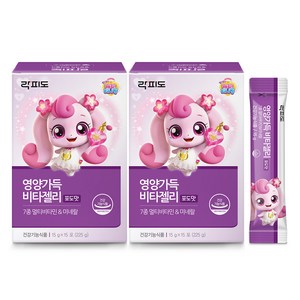 락피도 영양가득 비타젤리 15p, 225g, 2개