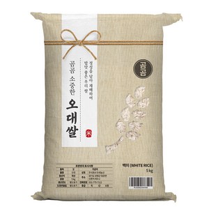 곰곰 소중한 오대쌀 2023년산(햅쌀), 1개, 5kg