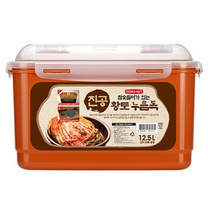 로이첸 참숯 진공 황토 누름독, 12.5L, 1개