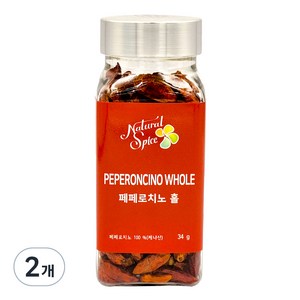 내츄럴스파이스 페페로치노 홀, 34g, 2개