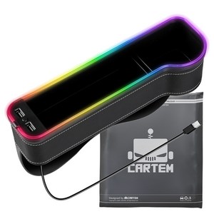 카템 레인보우 무드등 USB 조수석 사이드포켓 CT411, 1개, 혼합색상 골드박스 특가