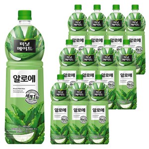 미닛메이드 알로에 주스, 12개, 1.5L