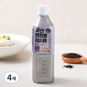 맑은물에 국산 연천콩 흑임자 콩, 500ml, 4개