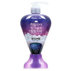 히말라야 핑크솔트 바이옴 구취전문 펌핑치약, 285g, 1개