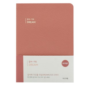 감사 · 기도 DREAM 노트 로즈핑크, 아가페