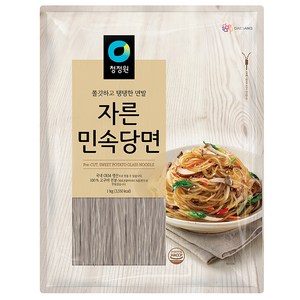 청정원 민속 자른 당면, 1kg, 1개