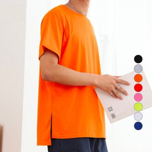 텐클로 언발 옆트임 오버핏 레이어드 티셔츠