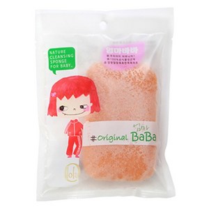 엄마바바 곤약스펀지 사각 오리지널, 황토, 1개