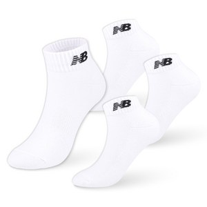 뉴발란스 남성용 스탠다드 쿠션 단목 양말 4팩 NBCSDSXL