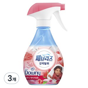 페브리즈 섬유탈취제 다우니 에이프릴향 본품, 370ml, 3개