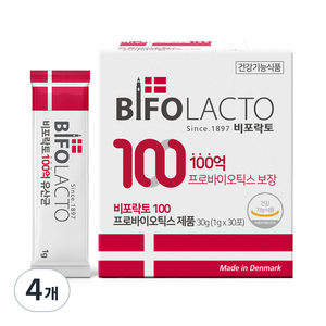 비포락토 100 유산균, 30g, 4개